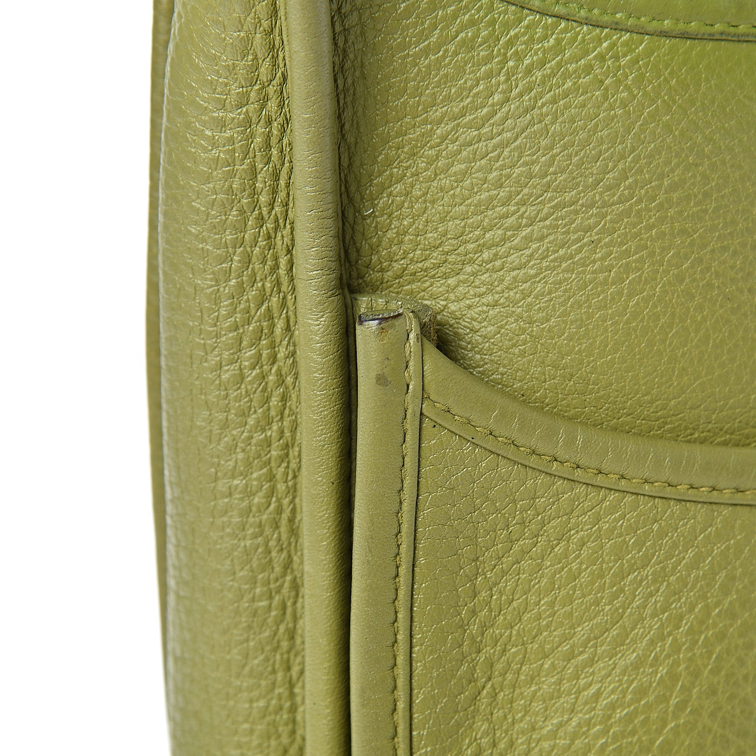 Hermes Taurillon Clemence Evelyne III PM Vert Anis 17 of 18