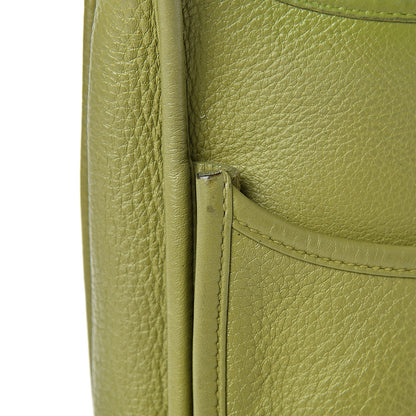 Hermes Taurillon Clemence Evelyne III PM Vert Anis 17 of 18