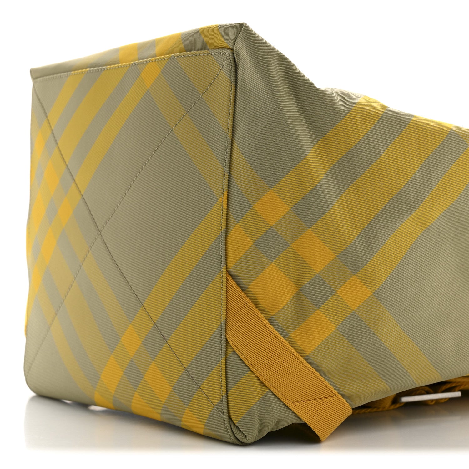 Burberry Nylon Nova Check Roll Backpack Hunter 9 of 9