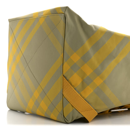 Burberry Nylon Nova Check Roll Backpack Hunter 9 of 9