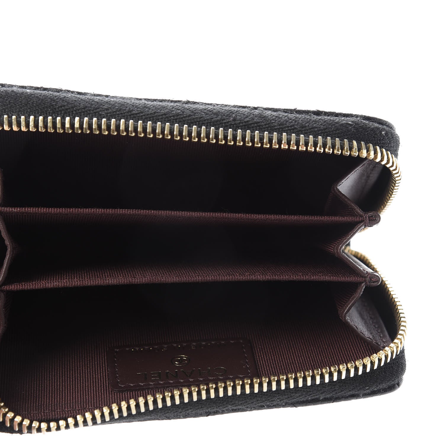 Chanel Caviar Quilted Zip Coin Purse Black 5 of 10