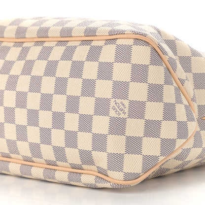 Louis Vuitton Damier Azur Delightful MM Rose Ballerine 11 of 12