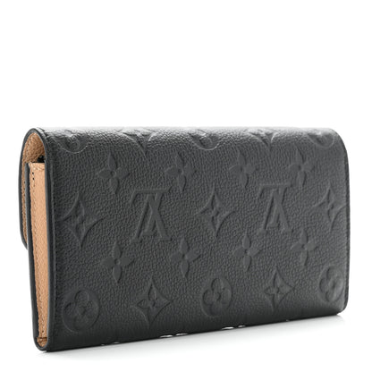 Louis Vuitton Empreinte Emilie Wallet Black Dune 3 of 6