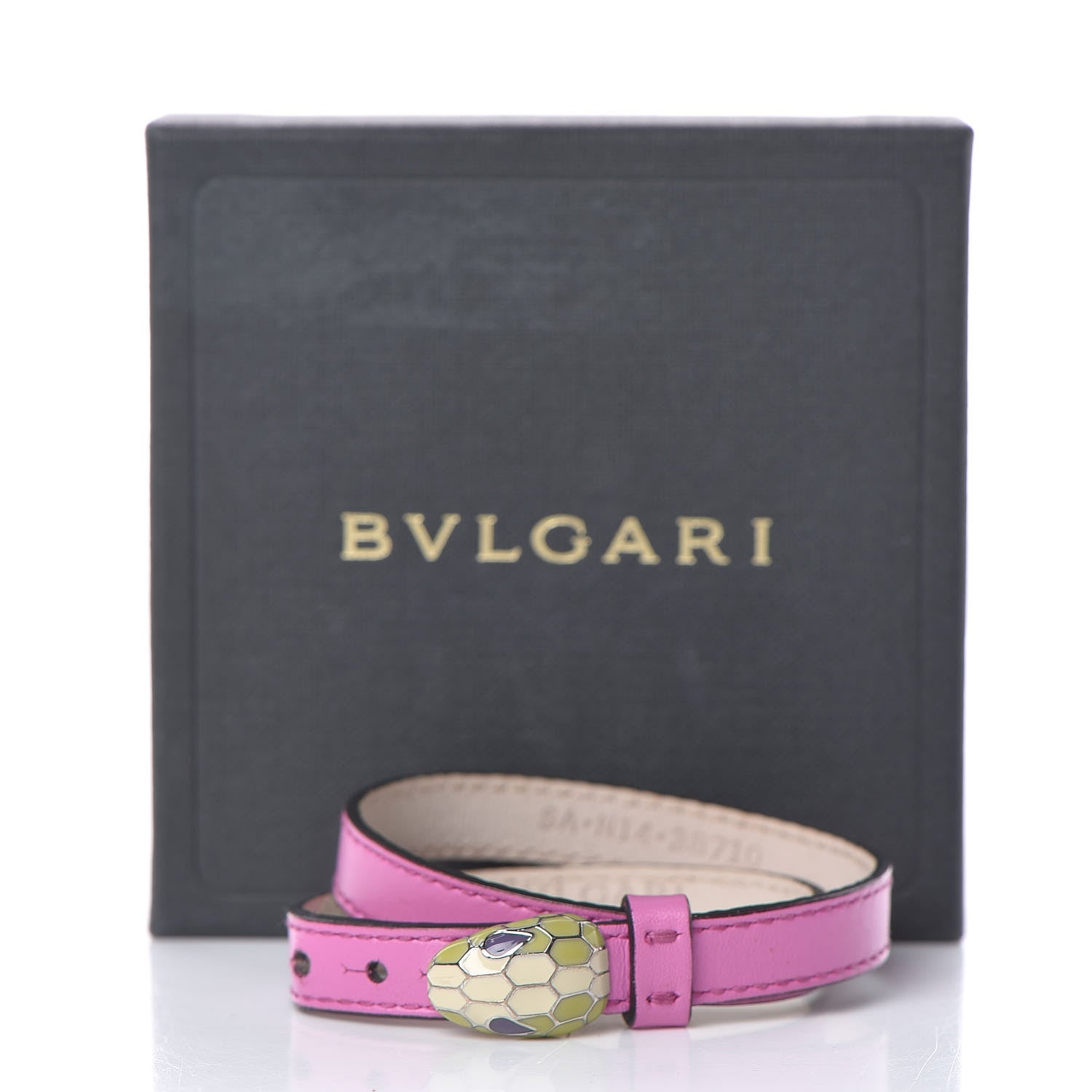Bulgari Calfskin Forever Serpenti Bracelet Pink 6 of 6