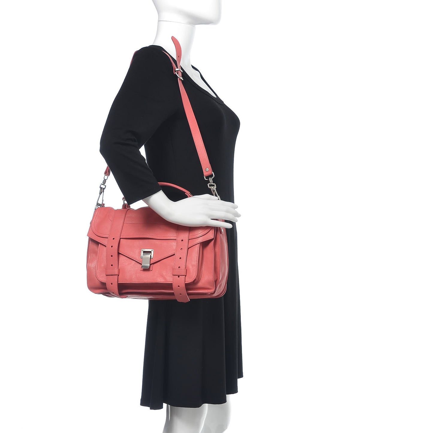 Lambskin Medium PS1 Satchel Hibiscus