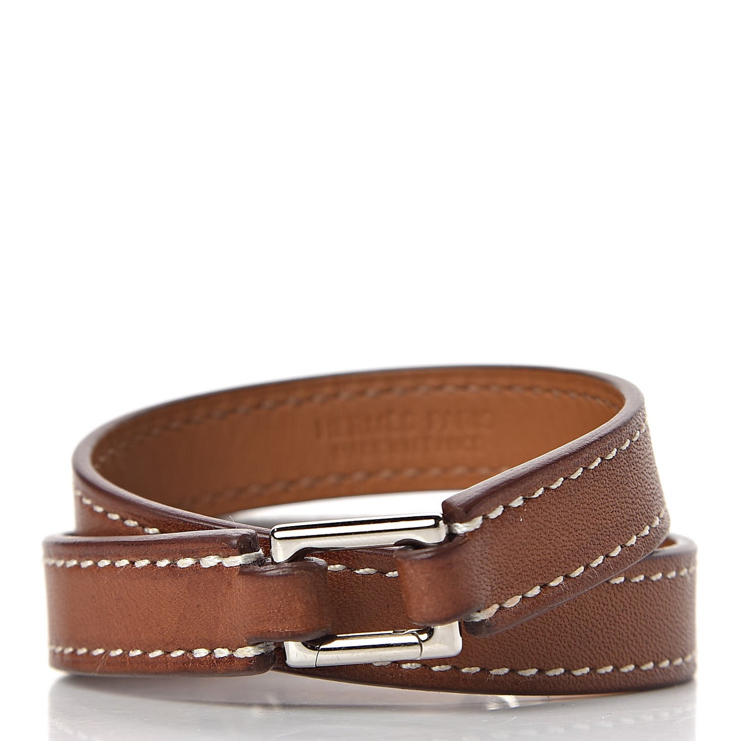 Barenia Rivale Double Tour Bracelet XS Fauve
