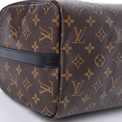Louis Vuitton Monogram My World Tour Speedy Bandouliere 30 Black 5 of 10