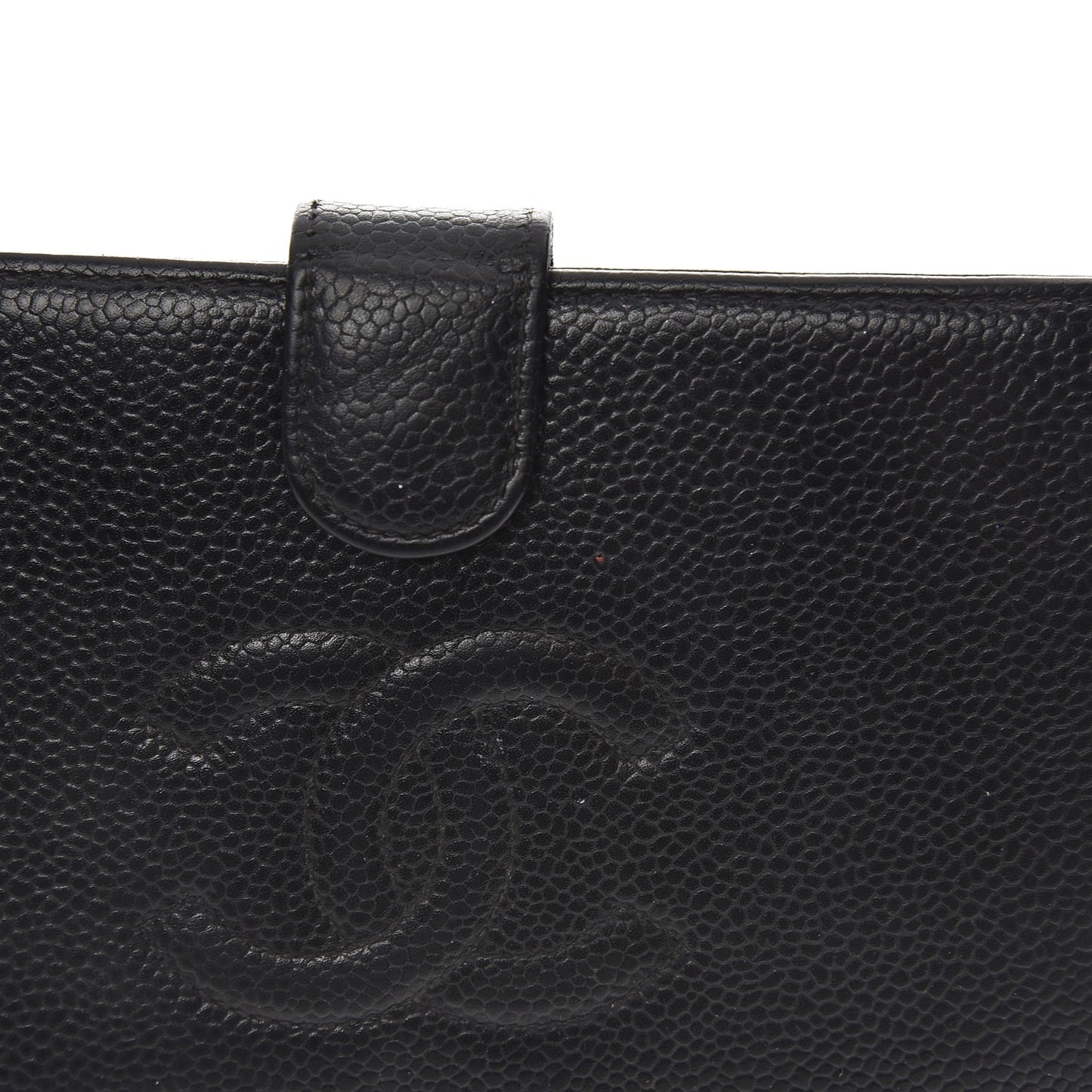 Caviar Timeless CC French Wallet Black