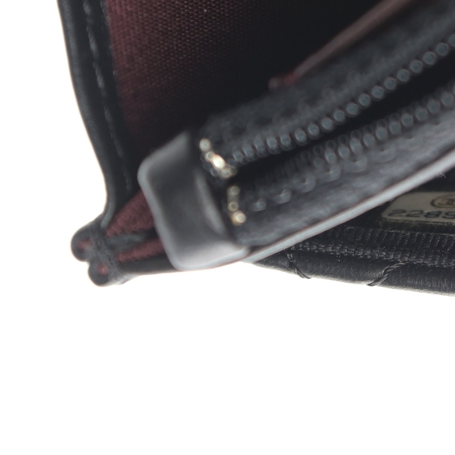 Chanel Lambskin Quilted Wallet On Chain WOC Black 8 of 12