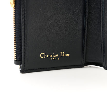 Christian Dior Oblique Saddle Lotus Wallet Blue 6 of 8