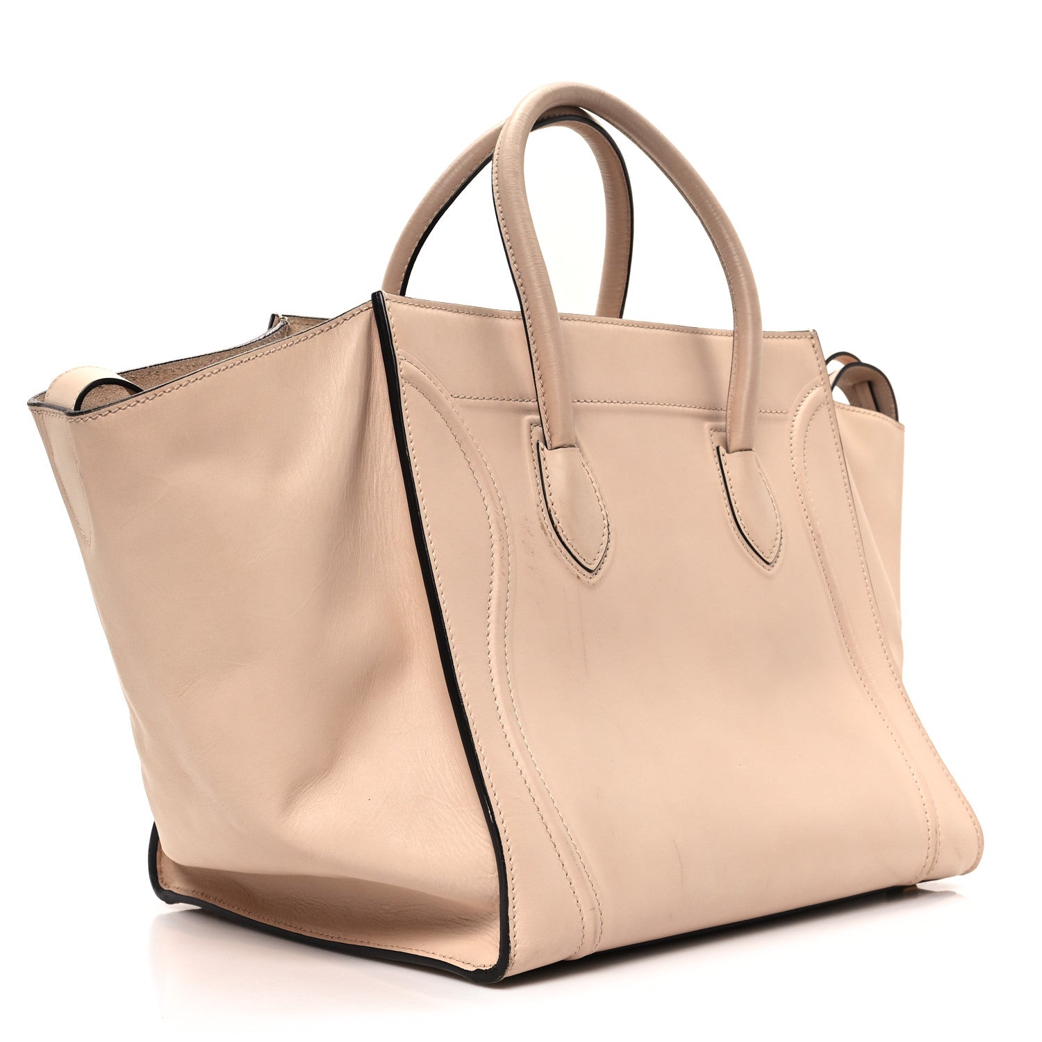 Celine Smooth Calfskin Medium Phantom Luggage Powder 3 of 11