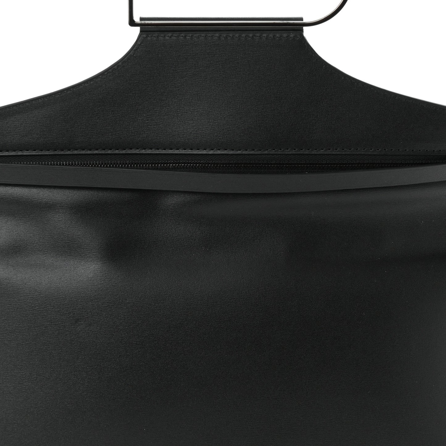 Box Calfskin Double Je Clutch Black