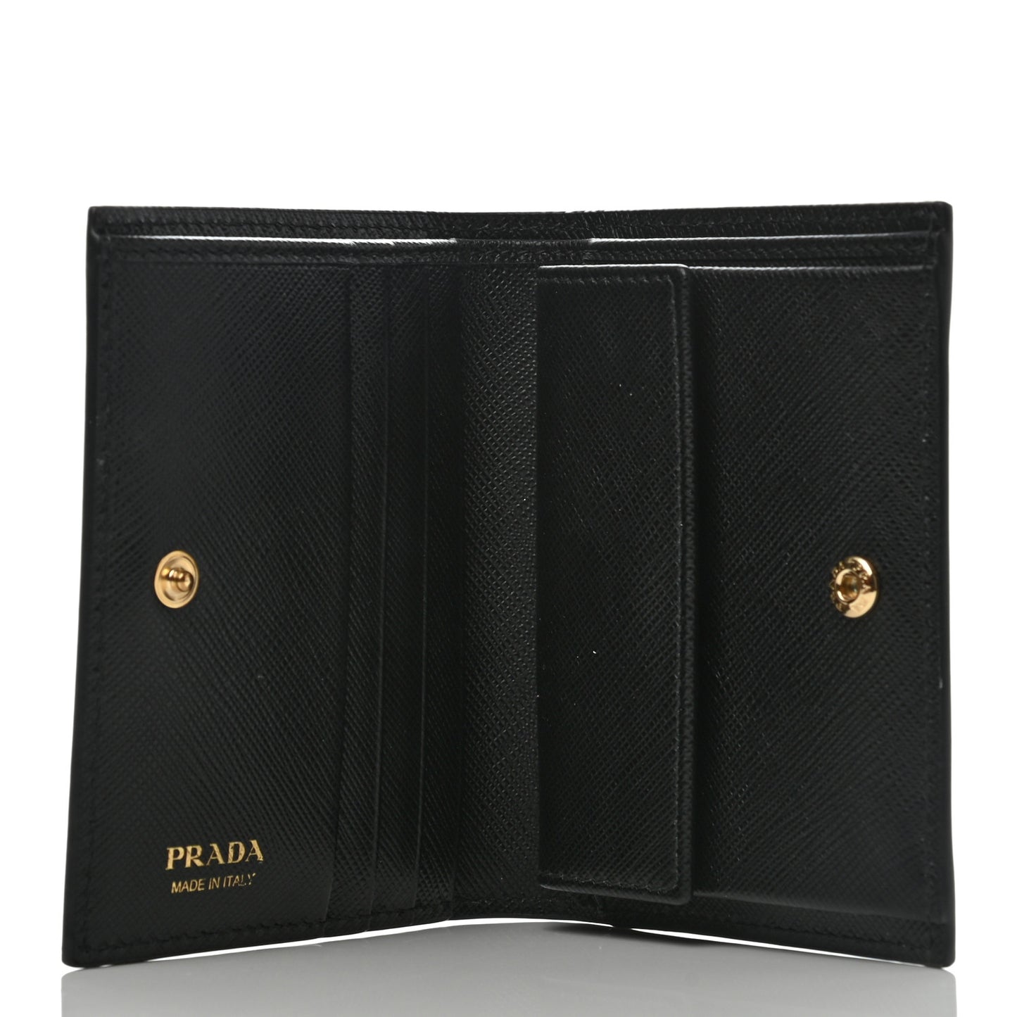 Saffiano Mermaid Print Card Holder Black