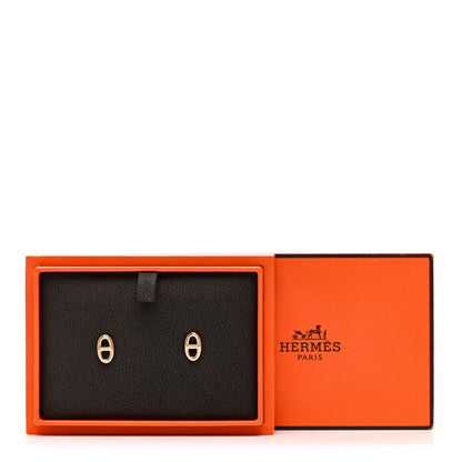 Hermes 18K Rose Gold TPM Farandole Stud Earrings 5 of 5