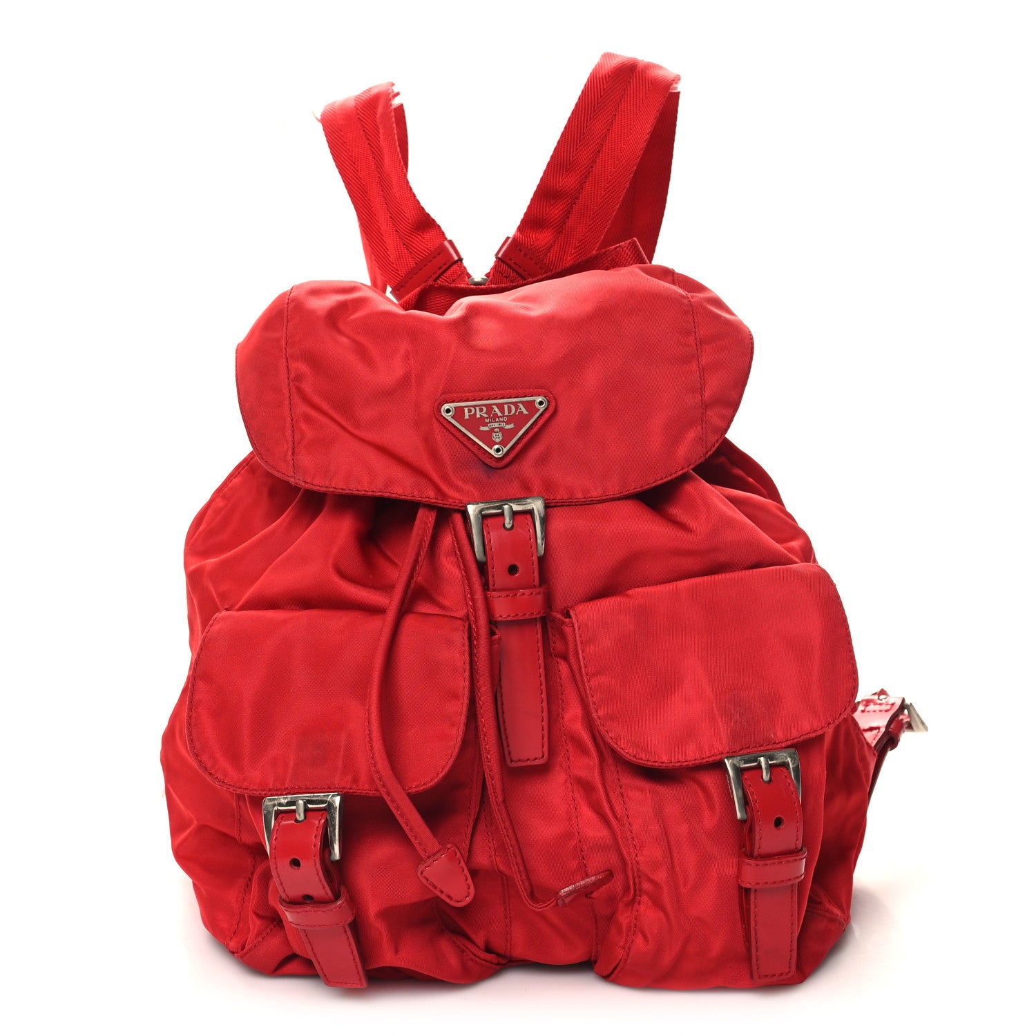 Prada Tessuto Nylon Vela Small Backpack Cerise 1 of 12