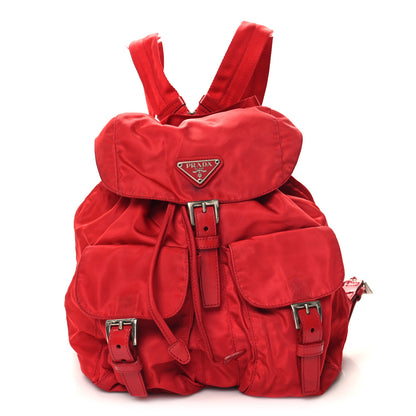 Prada Tessuto Nylon Vela Small Backpack Cerise 1 of 12