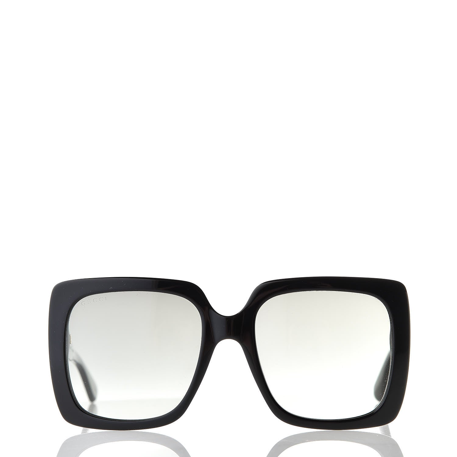 Gucci Crystal Square Frame GG Sunglasses GG0418S Black 2 of 8