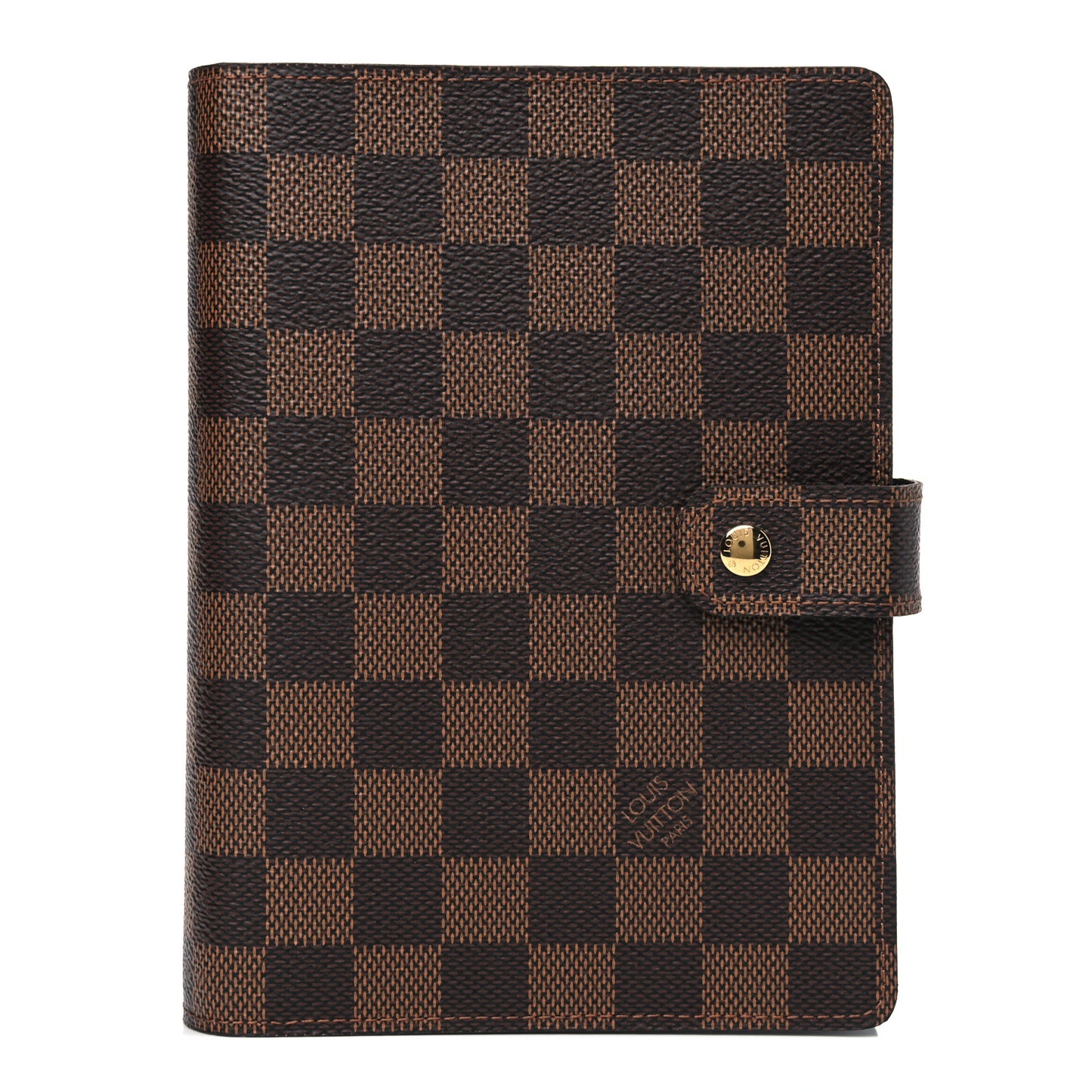 Damier Ebene Medium Ring Agenda Cover