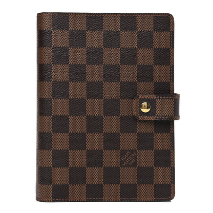 Louis Vuitton Damier Ebene Medium Ring Agenda Cover 1 of 6