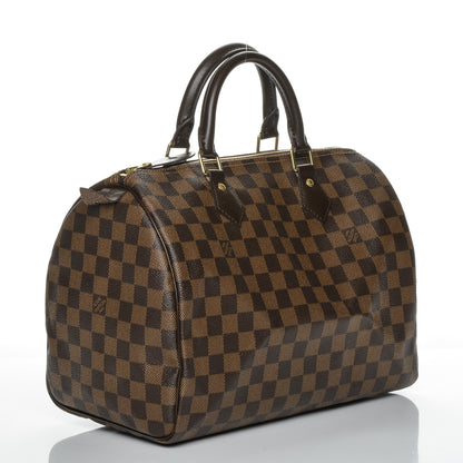 Louis Vuitton Damier Ebene Speedy 30 3 of 9