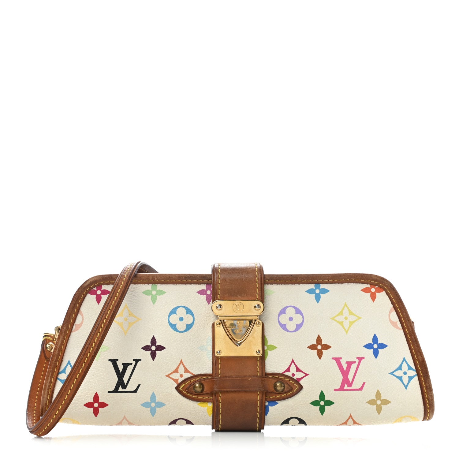 Louis Vuitton Monogram Multicolor Shirley White 1 of 5