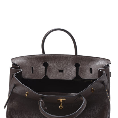 Hermes Togo Birkin 40 Chocolate 17 of 34