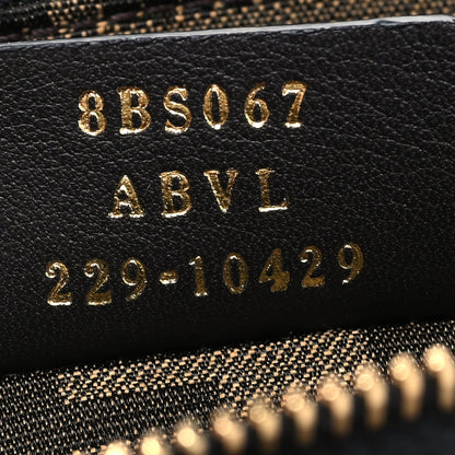 Fendi Vitello King Plexiglass Logo Embossed Mini By The Way Top Handle Boston Bag Black 7 of 10