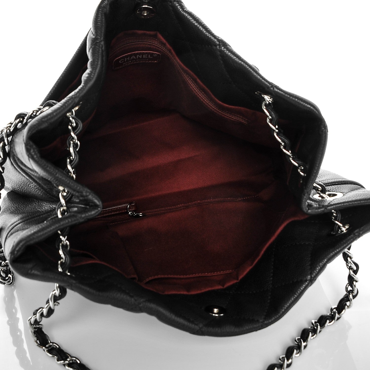 Chanel Caviar Quilted CC Timeless Soft Tote Black 5 of 7