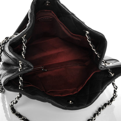 Chanel Caviar Quilted CC Timeless Soft Tote Black 5 of 7