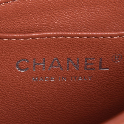 Chanel Lambskin Quilted Mini Rectangular Flap Orange 6 of 7
