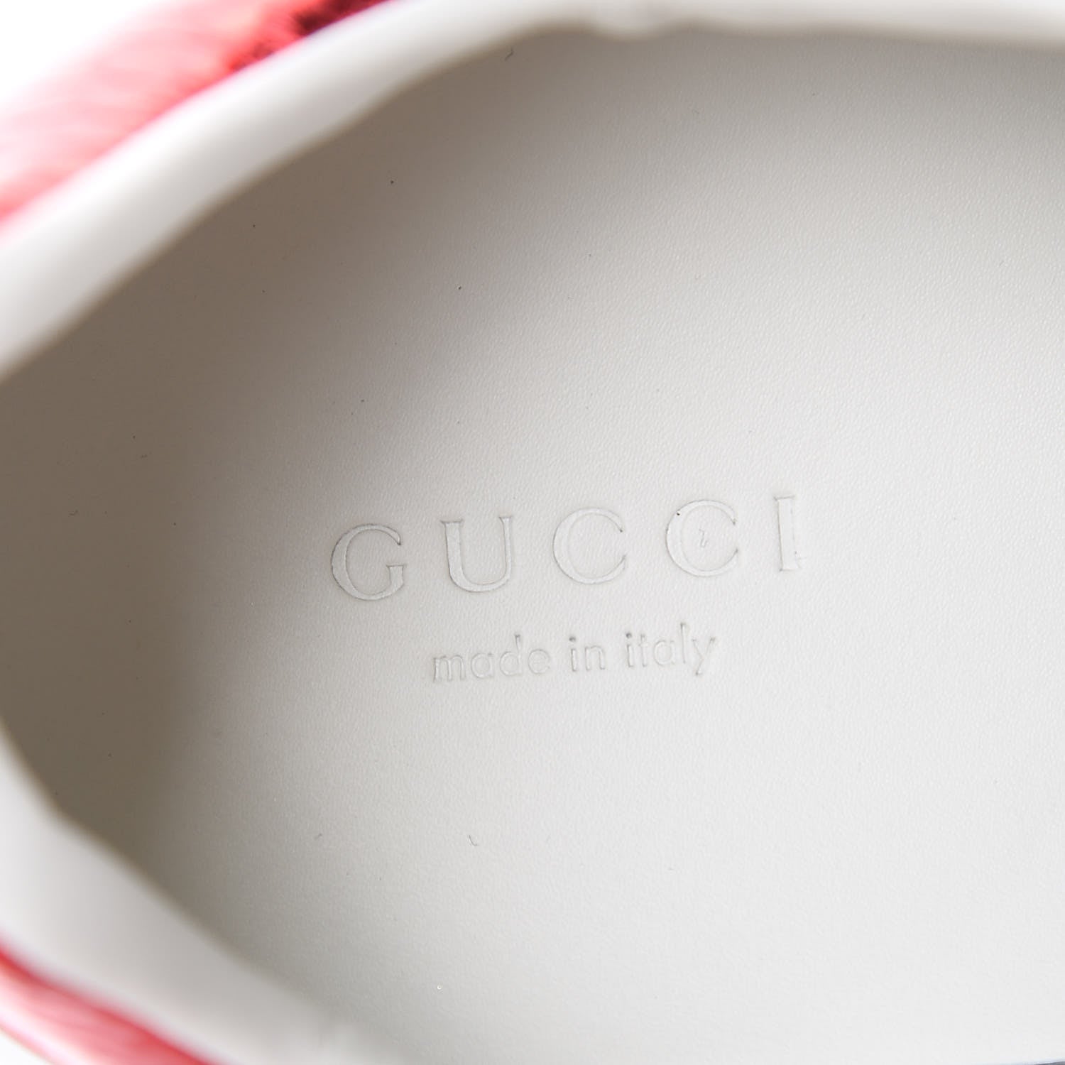 Gucci Calfskin Ayers Web Pearl Studded Womens Ace Sneakers 41 White 7 of 8