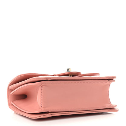 Chanel Calfskin Quilted Coco Lady Flap Dark Pink 4 of 10