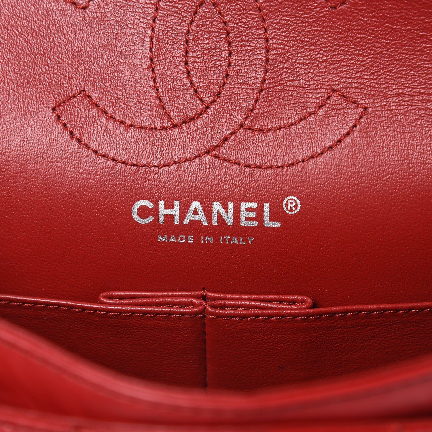 Chanel Aged Calfskin Quilted 2.55 Reissue 224 Flap Red 6 of 10
