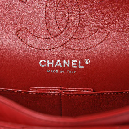 Chanel Aged Calfskin Quilted 2.55 Reissue 224 Flap Red 6 of 10