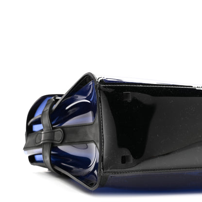 Delvaux PVC Tempete GM Dark Night Satchel Blue De Prusse 8 of 9