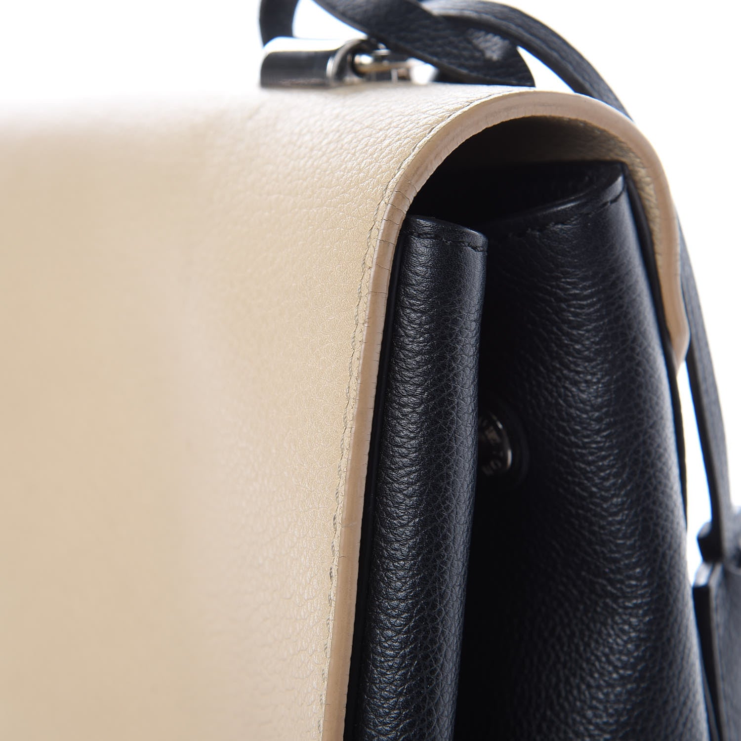 Louis Vuitton Soft Calfskin Lockme II Top Handle Vanille Black 12 of 12