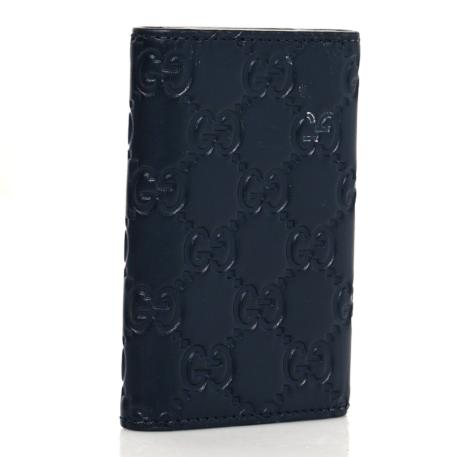 Gucci Guccissima Signature Dorian 6 Key Holder Case Blue 3 of 10