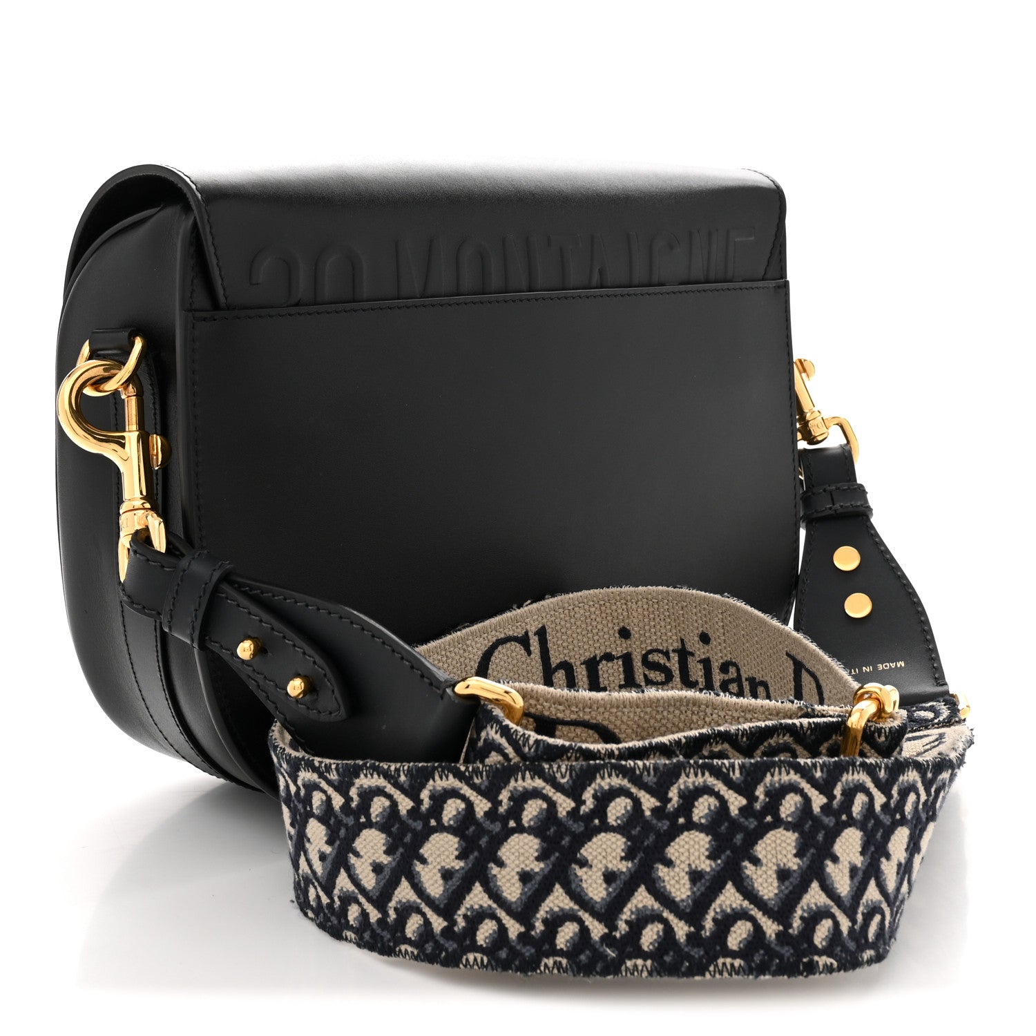 Christian Dior Box Calfskin Large Bobby Flap Black 3 of 12