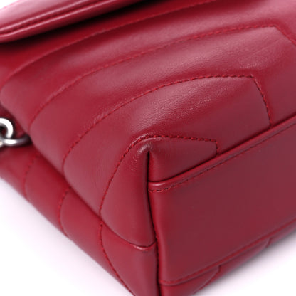 Saint Laurent Calfskin Y Quilted Monogram Toy Loulou Crossbody Bag New Lipstick 14 of 14