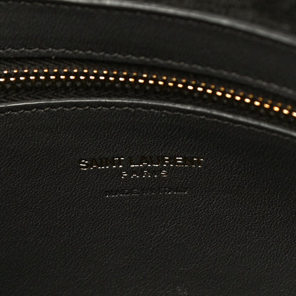 Saint Laurent Calfskin Monogram Small Cabas Black 5 of 11