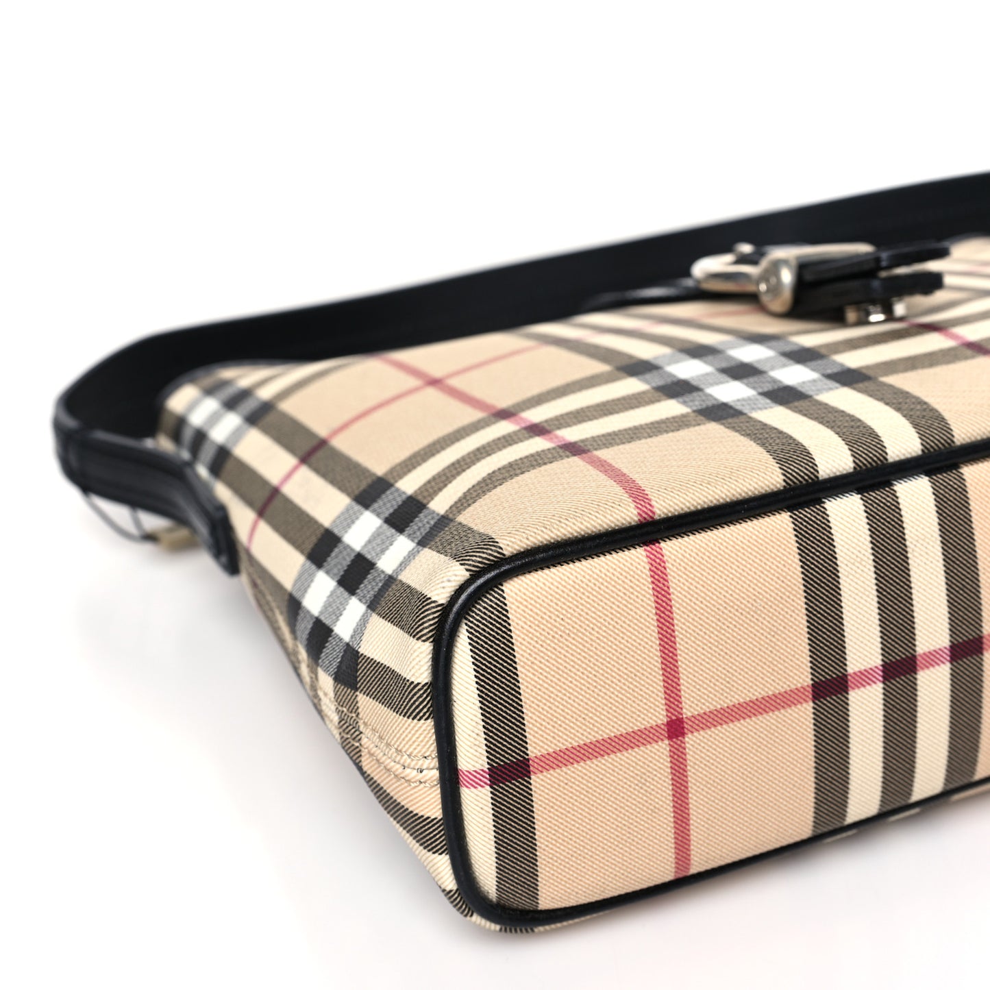 House Check Buckle Shoulder Black