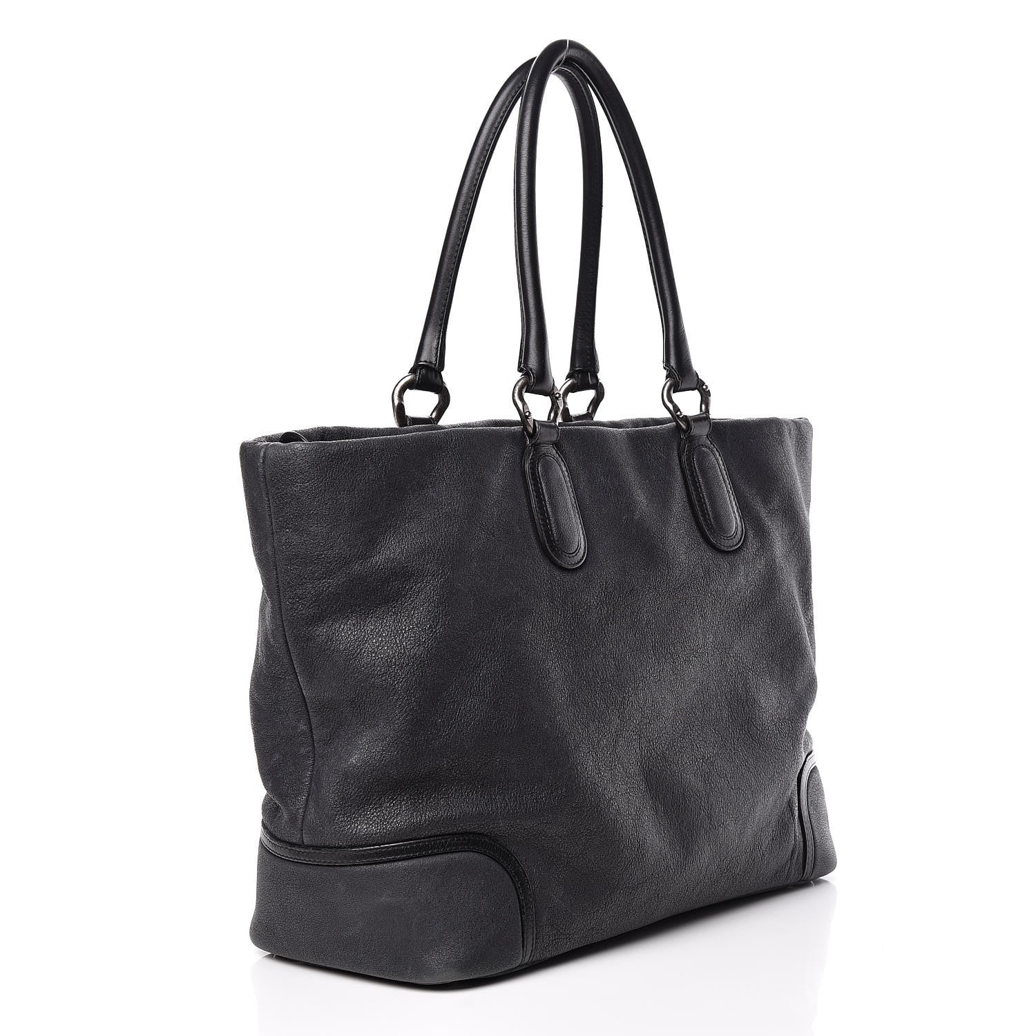 Chanel Washed Calfskin Tote Black 3 of 21