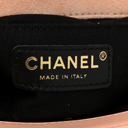 Chanel Suede Calfskin Braided Mini My Own Frame Flap Beige 6 of 8