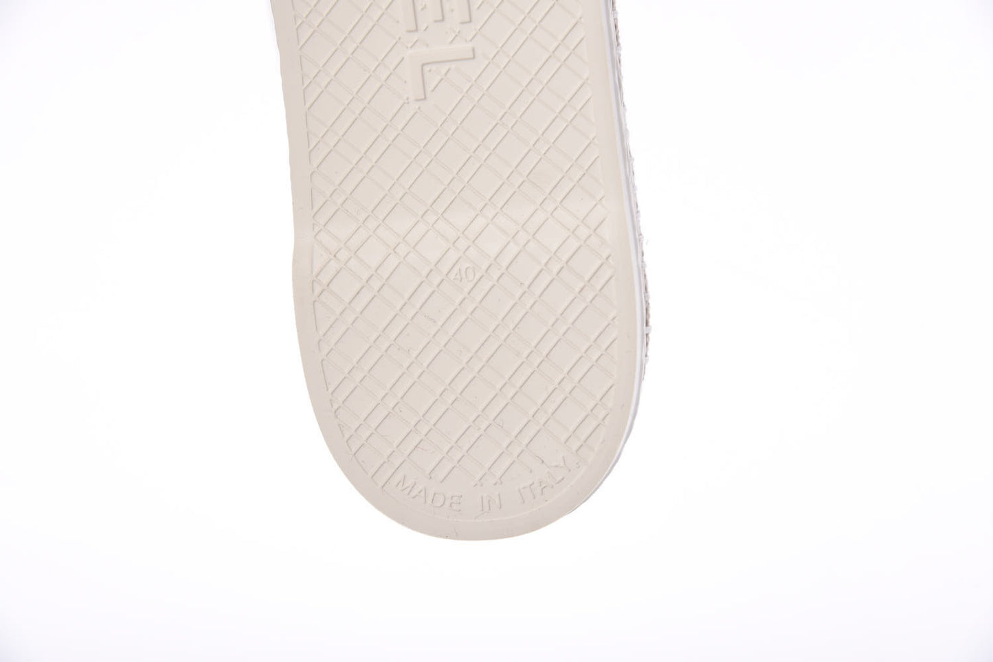 PVC Tweed CC Espadrilles 40 White Multicolor