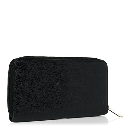 Chanel Caviar Large Timeless CC Zip Around Wallet Black 3 of 15