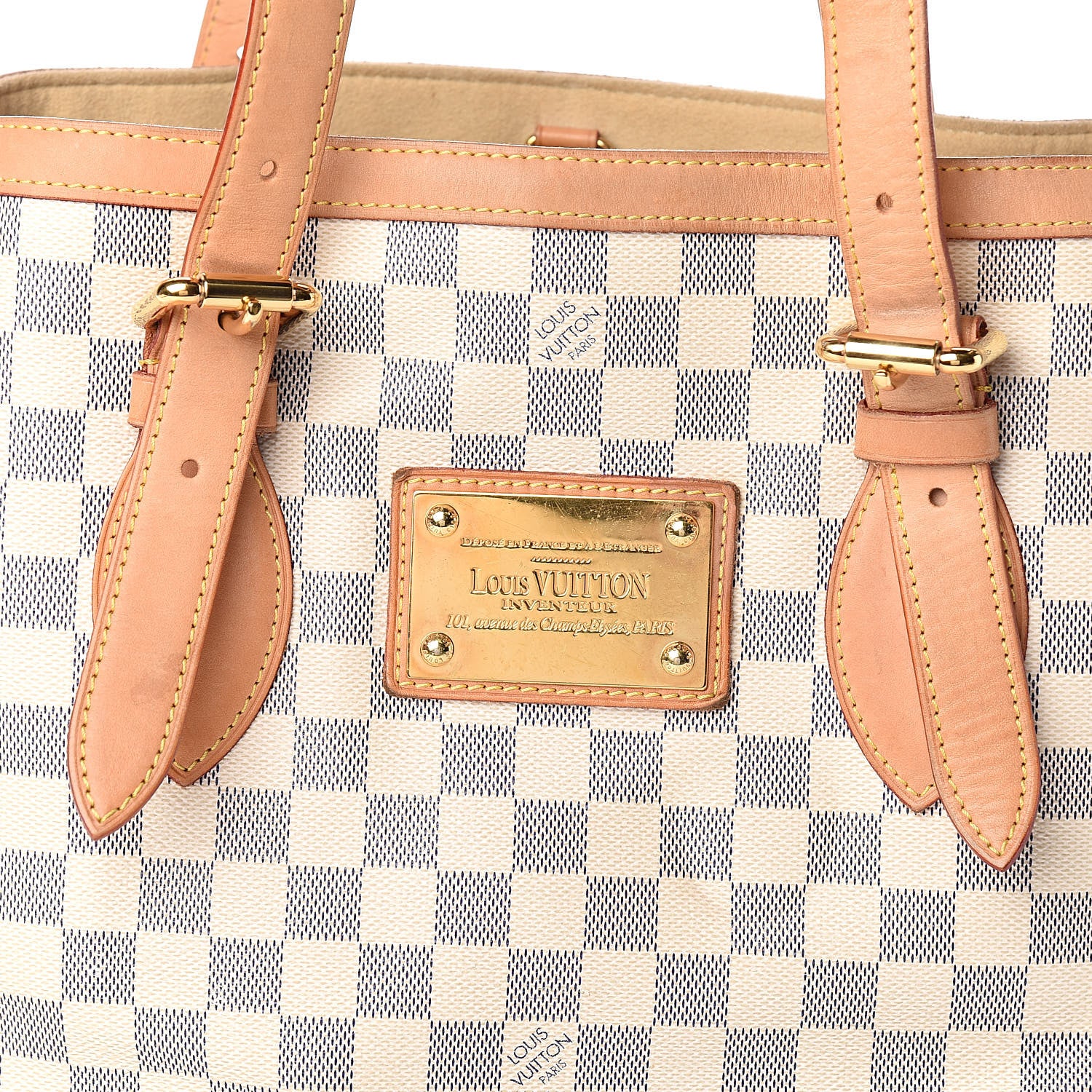 Louis Vuitton Damier Azur Hampstead MM 16 of 16