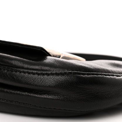 Fendi Nappa Mini Half Moon Baguette Black Green 9 of 9