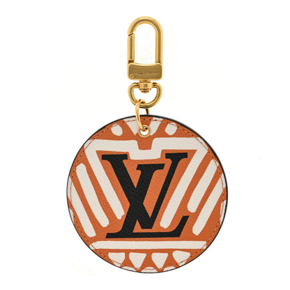 Louis Vuitton Monogram Giant Crafty Bag Charm Key Ring Creme Caramel 1 of 3