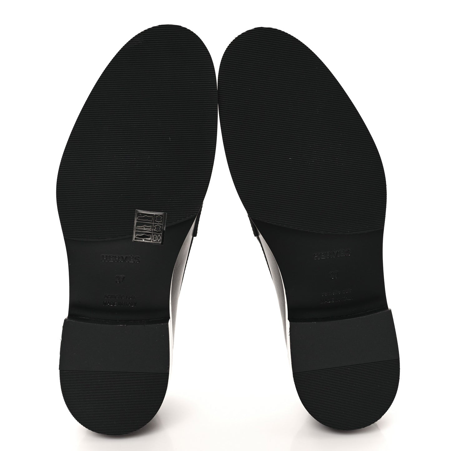 Calfskin Womens Hot Loafer 37 Black