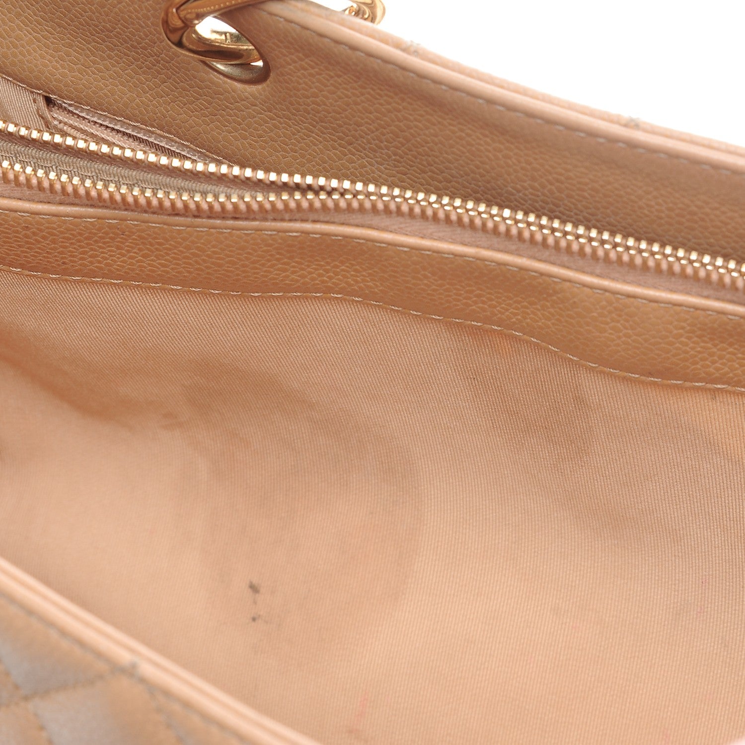 Chanel Caviar Quilted Grand Shopping Tote GST Beige 11 of 16